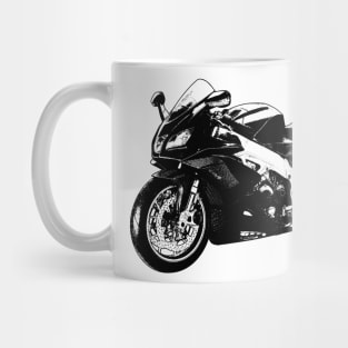 RSV4 RR Bike Sketch Art Mug